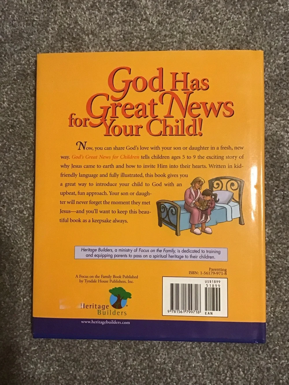 FOCUS ON THE FAMILY God’s Great News for Children Leading your child to Christ